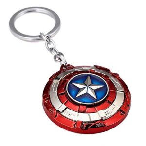 Captain America Shield Metal Keychain