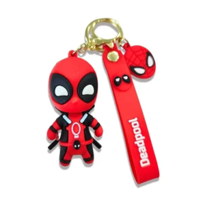 Deadpool Rubber Silicone Keychain