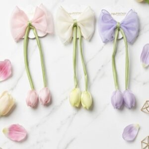 Small bow hair clip