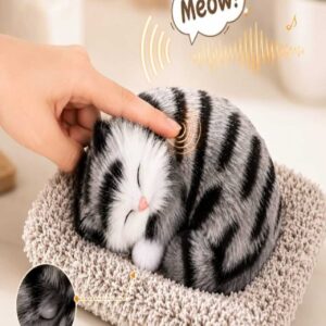 Realistic sleeping cat small size